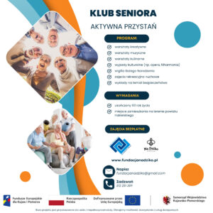 Rekrutacja do projektu pt. Klub seniora „Aktywna Przystań”